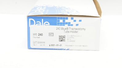 Dale 240 Blue, Tracheostomy Tube Holder - Box of 2